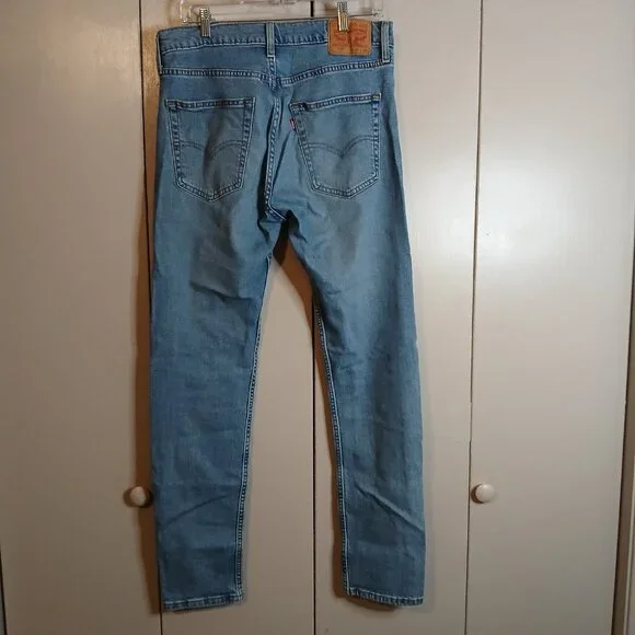 Levi Strauss & Co. Blue Jeans 512 34x32 Tapered Legs (0297A7) - Picture 2 of 9